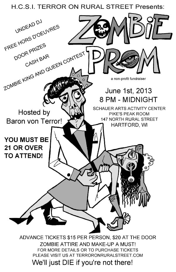 HCSI Zombie Prom Flyer