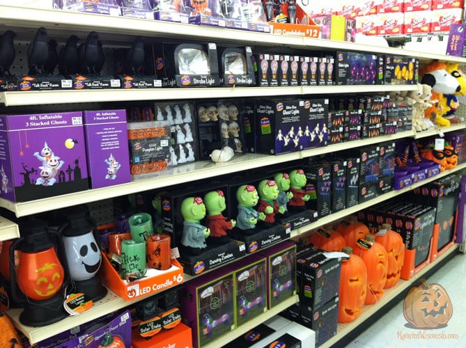 Halloween display at Big Lots