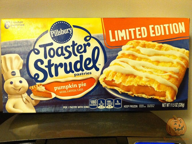 Pumpkin Toaster Streudels found at Walmart