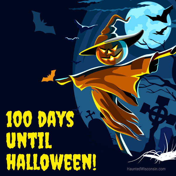 100 Days Until Halloween Scarecrow