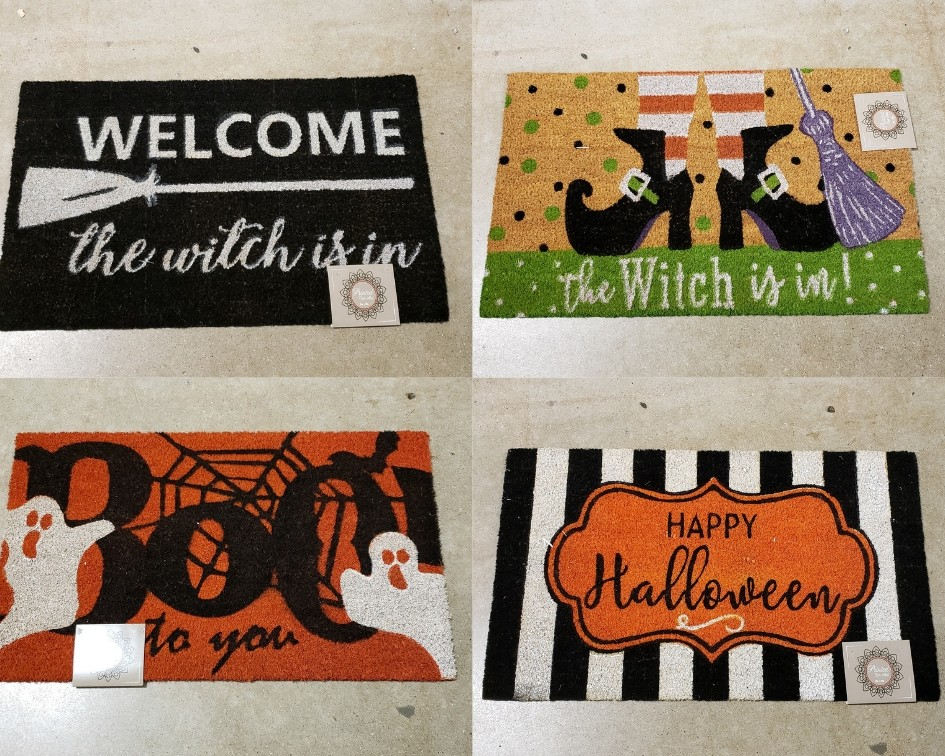 Halloween door mats